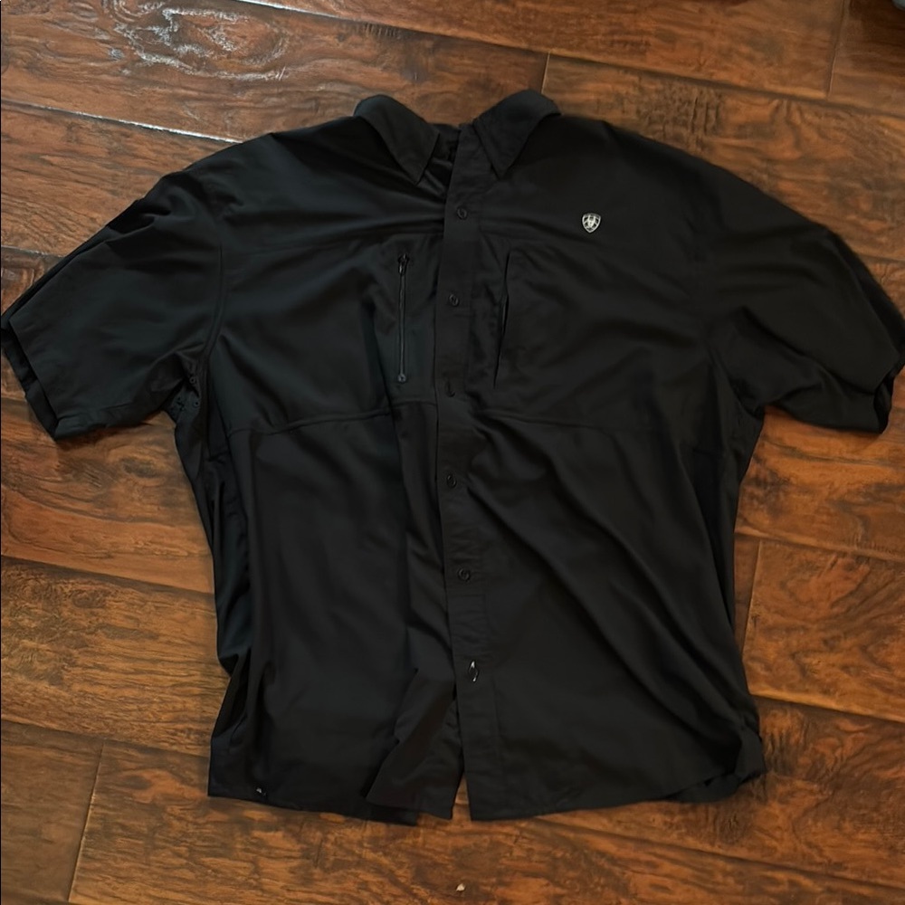 Ariat Black Casual Button Down Shirt
